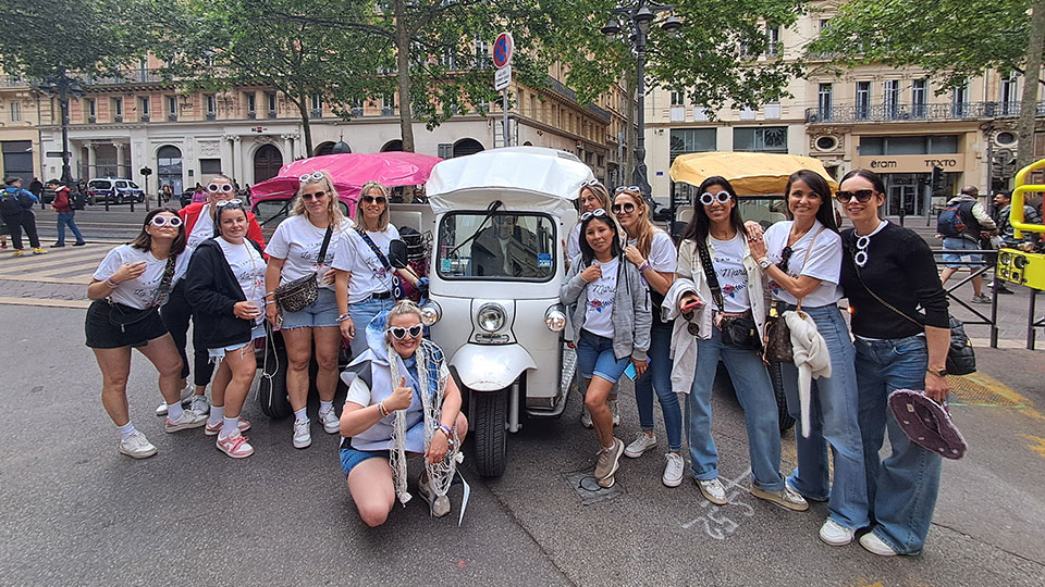 Tuk Tuk Marseille en mode évènementiel, pour les groupes
