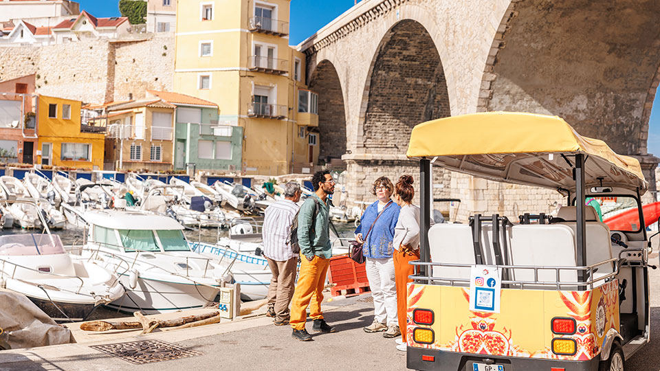 Tuk Tuk Marseille au vallon des Auffres